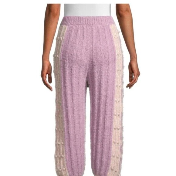 LoveShackFancy Landana Knit Joggers - Picture 3 of 4